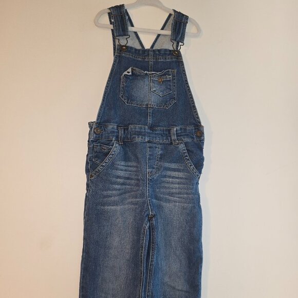 Oshkosh Boy's Jeans overalls, size 5T, gently-used condition - Picture 1 of 7